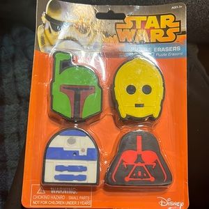 Star Wars erasers